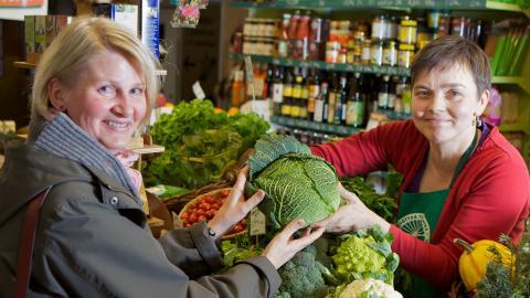 Organic Farmer and Consumer